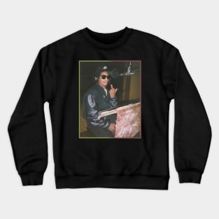 Vintage Middle Finger Rapper Crewneck Sweatshirt